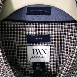 JWN Nordstrom XL Long Sleeve Button Down 100% Cotton, Multicolor Shirt.
